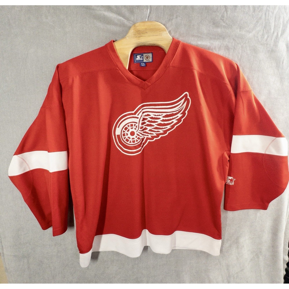 Vintage 90's Starter Detroit Red Wings Jersey Mens XXL NHL Hockey